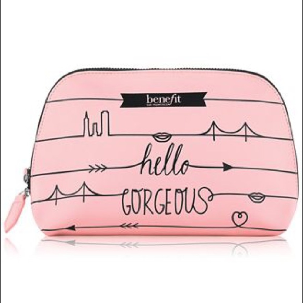 NWT Pink Benefit Cosmetic Bag